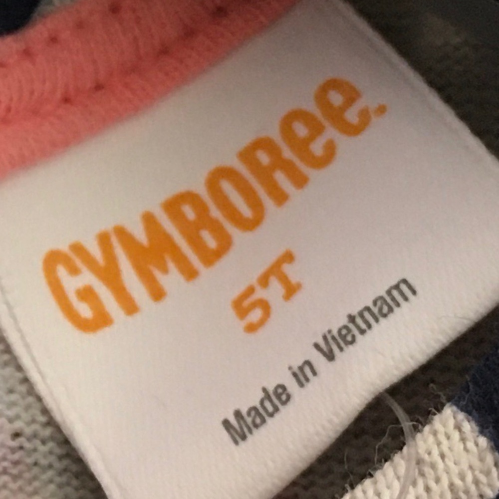 Gymboree Girl Grey Floral Dress size 5T. - Picture 3 of 6